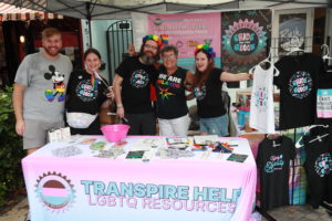 Joyce Matera & Transpire Help Volunteers at Pride On The Block WPB Pride Festival